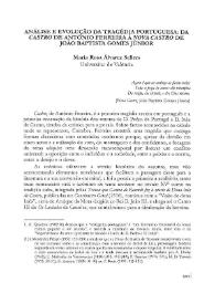 Análise e evolução da tragédia portuguesa: da "Castro" de António Ferreira à "Nova Castro" de João Baptista Gomes Júnior / María Rosa Álvarez Sellers | Biblioteca Virtual Miguel de Cervantes