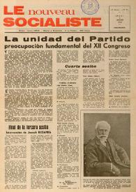 Le Nouveau Socialiste. 1re Année, numéro 11, jeudi 4 janvier 1973 | Biblioteca Virtual Miguel de Cervantes