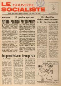 Le Nouveau Socialiste. 2e Année, numéro 12, jeudi 11 janvier 1973 | Biblioteca Virtual Miguel de Cervantes