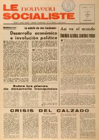 Le Nouveau Socialiste. 2e Année, numéro 14, jeudi 25 janvier 1973 | Biblioteca Virtual Miguel de Cervantes