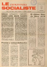 Le Nouveau Socialiste. 2e Année, numéro 15, jeudi 1 février 1973 | Biblioteca Virtual Miguel de Cervantes