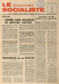 Le Nouveau Socialiste. 2e Année, numéro 18, jeudi 22 février 1973 | Biblioteca Virtual Miguel de Cervantes