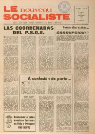 Le Nouveau Socialiste. 2e Année, numéro 43, lundi 31 décembre 1973 | Biblioteca Virtual Miguel de Cervantes