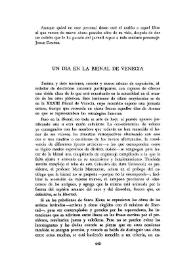 Un día en la Bienal de Venecia / Osvaldo López Chuhurra | Biblioteca Virtual Miguel de Cervantes