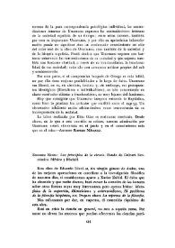 Eduardo Nicol: "Los principios de la ciencia". Fondo de Cultura Económica. México y Madrid [Reseña] / Romano García | Biblioteca Virtual Miguel de Cervantes