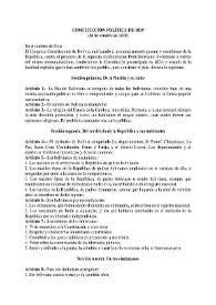 Constitución política de 26 de octubre de 1839 | Biblioteca Virtual Miguel de Cervantes