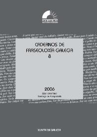 Cadernos de Fraseoloxía Galega. Núm. 8, 2006 | Biblioteca Virtual Miguel de Cervantes