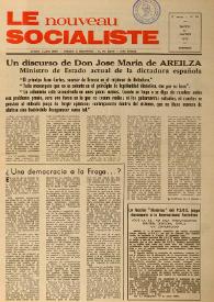 Le Nouveau Socialiste. 5e Année, numéro 89, samedi 31 janvier 1976 | Biblioteca Virtual Miguel de Cervantes