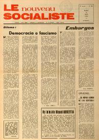 Le Nouveau Socialiste. 5e Année, numéro 98, mardi 15 juin 1976 | Biblioteca Virtual Miguel de Cervantes