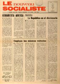 Le Nouveau Socialiste. 5e Année, numéro 100, jeudi 15 juillet 1976 | Biblioteca Virtual Miguel de Cervantes