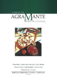Campo de Agramante : revista de literatura. Núm. 3 (otoño 2003) | Biblioteca Virtual Miguel de Cervantes