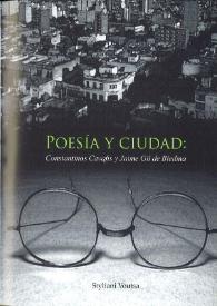 Poesía y ciudad: Constantinos Cavafis y Jaime Gil de Biedma / Styliani Voutsa | Biblioteca Virtual Miguel de Cervantes
