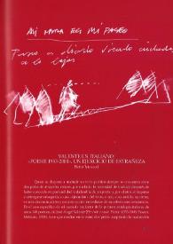 Valente en italiano: "Poesie 1953-2000", un ejercicio de extrañeza / Pietro Taravacci | Biblioteca Virtual Miguel de Cervantes