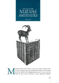 Una lectura de "Nuevas amistades" / Marta Sánz | Biblioteca Virtual Miguel de Cervantes