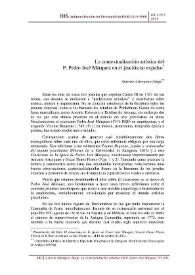 La contextualización artística del P. Pedro José Márquez en el jesuitismo expulso / Antonio Astorgano Abajo | Biblioteca Virtual Miguel de Cervantes