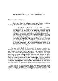 Atlas lingüísticos y diccionarios / Manuel Alvar | Biblioteca Virtual Miguel de Cervantes