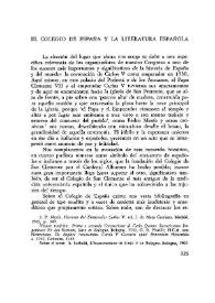 El Colegio de España y la literatura española / Rinaldo Froldi | Biblioteca Virtual Miguel de Cervantes
