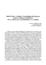 Preguerra, guerra y posguerra españolas bajo la mirada femenina: Mª J. Canellada, M. Rodoreda y X. Torres / Juan Miguel Ribera Llopis, Carmen Mejía Ruiz | Biblioteca Virtual Miguel de Cervantes