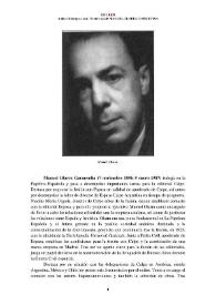 Manuel Olarra Garmendia (1896-1987) [Semblanza] / Ainhoa Rodríguez Leal | Biblioteca Virtual Miguel de Cervantes