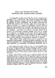 Don Juan contra don Juan: apoteosis del romanticismo español / David Thatcher Gies | Biblioteca Virtual Miguel de Cervantes