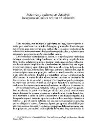 "Industrias y andanzas de Alfanhuí": incorporación mítica del rito de iniciación / Karen E. Breiner-Sanders | Biblioteca Virtual Miguel de Cervantes