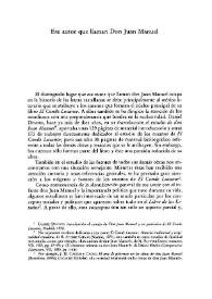 Ese autor que llaman don Juan Manuel / Vicente Cantarino | Biblioteca Virtual Miguel de Cervantes