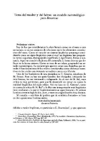 Tema del traidor y del héroe: un modelo narratológico para desarmar / Elsa Dehennin | Biblioteca Virtual Miguel de Cervantes