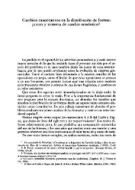 Cambios cuantitativos en la distribución de formas: ¿causa y síntoma de cambio semántico? / Erica C. García | Biblioteca Virtual Miguel de Cervantes
