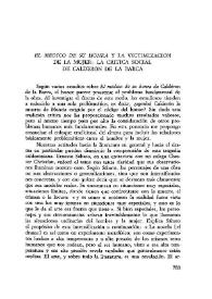 "El médico de su honra" y la victimización de la mujer: la crítica social de Calderón de la Barca / Thomas Austin O'Connor | Biblioteca Virtual Miguel de Cervantes