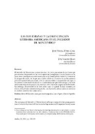 Las dos Españas y la emancipación literaria americana en "El Iniciador" de Montevideo / José María Ferri Coll & Eva Valero Juan | Biblioteca Virtual Miguel de Cervantes