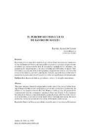 El periodismo finisecular de Ramiro de Maeztu / Rafael Alarcón Sierra | Biblioteca Virtual Miguel de Cervantes