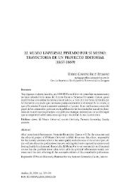 El Museo Universal pintado por sí mismo: trayectoria de un proyecto editorial (1857-1869) / Diego Chozas Ruiz-Belloso | Biblioteca Virtual Miguel de Cervantes