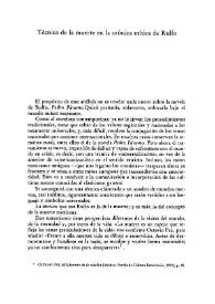 Técnica de la muerte en la crónica mítica de Rulfo / Pilar Martínez | Biblioteca Virtual Miguel de Cervantes