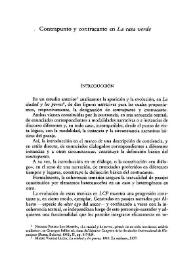 "Contrapunto" y "contracanto" en "La casa verde" / Nicasio Perera San Martín | Biblioteca Virtual Miguel de Cervantes