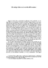 El código falso en la novela del mestizo / Susan Tritten | Biblioteca Virtual Miguel de Cervantes