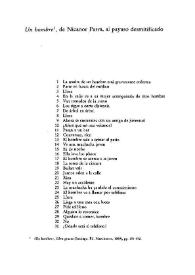 "Un hombre", de Nicanor Parra: al payaso desmitificado / Ricardo Yamal | Biblioteca Virtual Miguel de Cervantes
