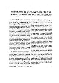 Americanización y franquismo / Lorenzo Delgado Gómez-Escalonilla, Pablo León Aguinaga  | Biblioteca Virtual Miguel de Cervantes
