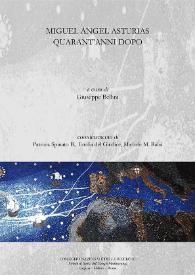 Miguel Ángel Asturias : quarant'anni dopo    / a cura di Giuseppe Bellini ; coordinamento di Patrizia Spinato B., Emilia del Giudice, Michele Maria Rabà | Biblioteca Virtual Miguel de Cervantes