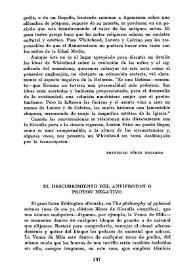 El descubrimiento del antiprotón o protón negativo / Francisco Pérez Navarro | Biblioteca Virtual Miguel de Cervantes