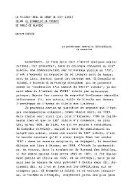 Le village ideal au debut du XIX siècle selon "El evangelio en triunfo" de Pablo Olavide / Gérard Dufour | Biblioteca Virtual Miguel de Cervantes