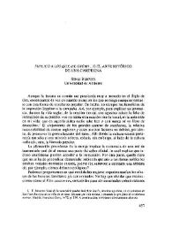 "Suplico a los que me oygan..." o el arte retórico de una campesina / Sonja Herpoel | Biblioteca Virtual Miguel de Cervantes