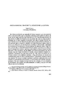 "Oráculo manual": Gracián y el ejercicio de la lectura / Jorge Checa | Biblioteca Virtual Miguel de Cervantes