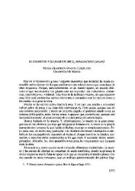 Elementos visionarios en el "Romancero Gitano" / María Francisca Franco Carrillero | Biblioteca Virtual Miguel de Cervantes