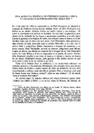 Una "aleluya erótica" de Federico García Lorca y las aleluyas populares del siglo XIX / Helen Grant | Biblioteca Virtual Miguel de Cervantes