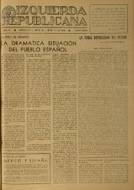Izquierda Republicana. Año III, núm. 25-26, 15 de agosto-15 de septiembre 1946 | Biblioteca Virtual Miguel de Cervantes