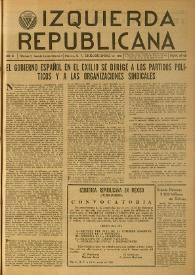 Izquierda Republicana. Año IX, núm. 67-68, diciembre-enero de 1951 | Biblioteca Virtual Miguel de Cervantes