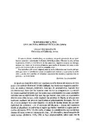 De Rembrandt a Fini: Una lectura interartística de "Cobra" / Lilian Manzor-Coats | Biblioteca Virtual Miguel de Cervantes
