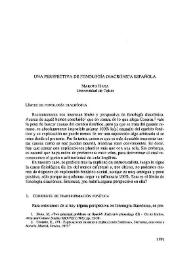 Una perspectiva de Fonología Diacrónica Española / Makoto Hara | Biblioteca Virtual Miguel de Cervantes