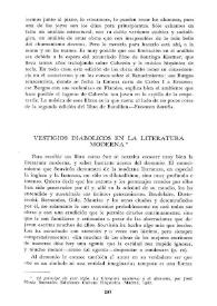 Vestigios diabólicos en la literatura moderna / Jaime de Echánove Guzmán | Biblioteca Virtual Miguel de Cervantes