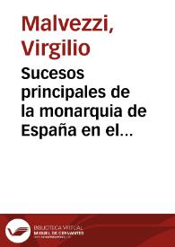 Sucesos principales de la monarquia de España en el año de mil i seiscientos i treinta i nueve | Biblioteca Virtual Miguel de Cervantes